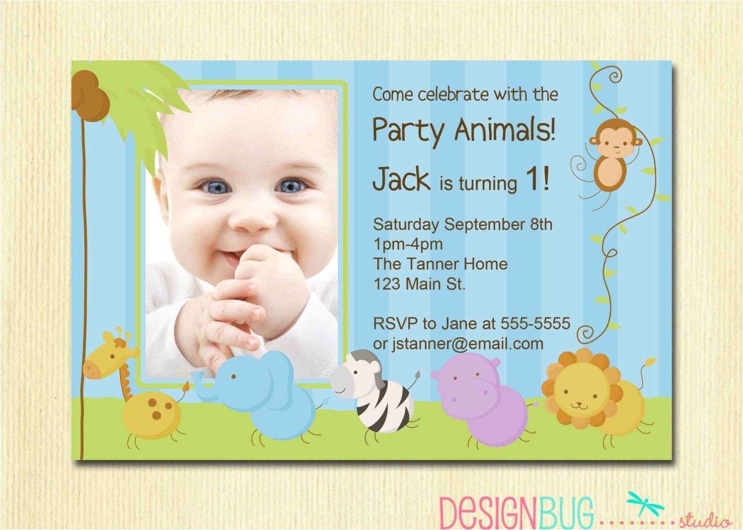 Baby Boy 1st Birthday Party Invitations Baby Boy Baptism Invitation Wording Invitations Card