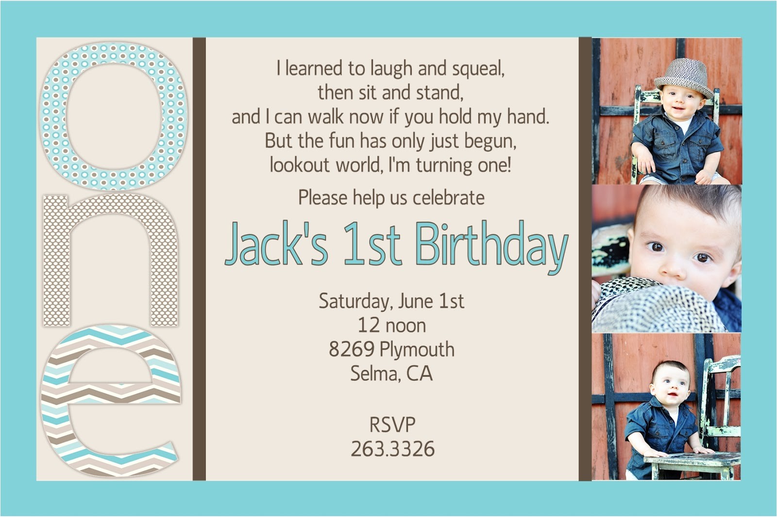 Baby Boy First Birthday Invitation Quotes Cute First Birthday Quotes Quotesgram