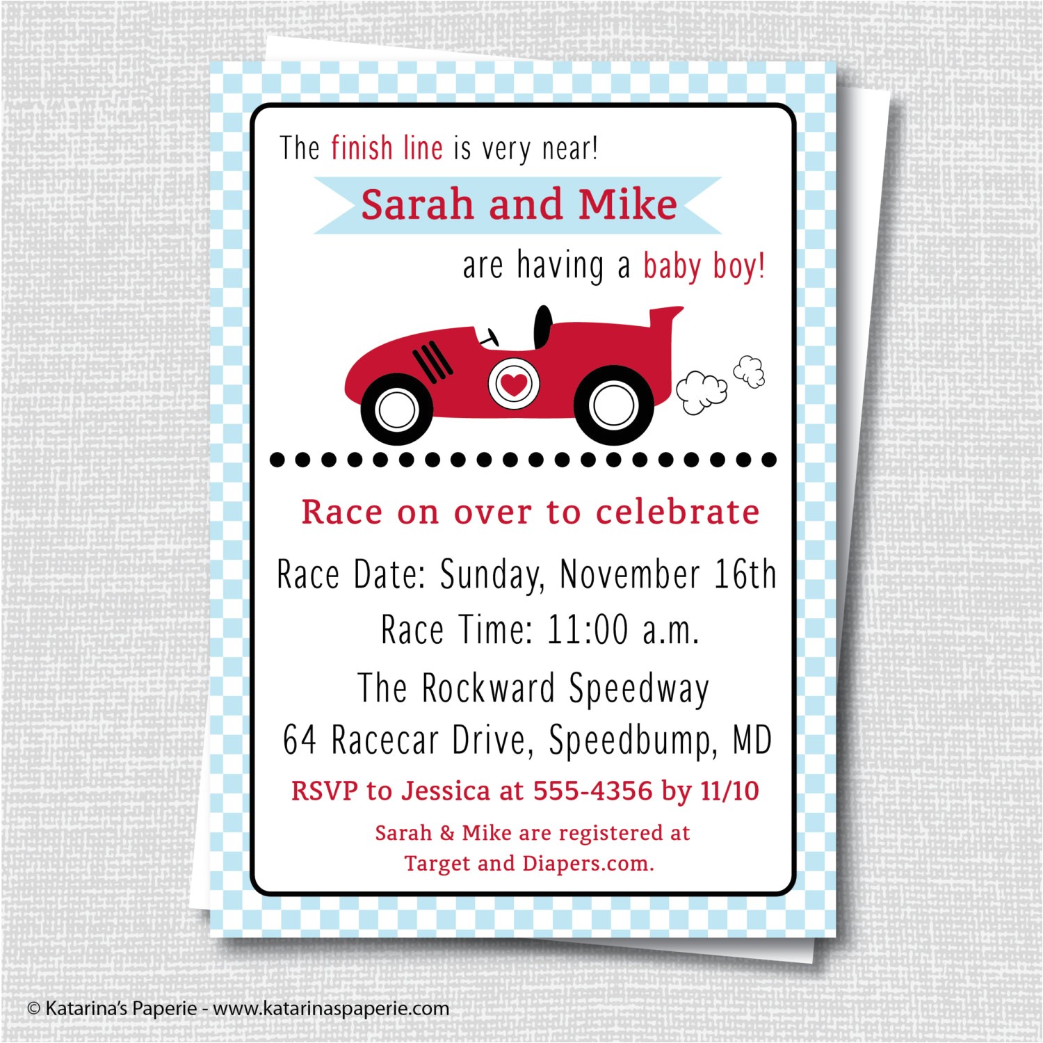 Baby Boy Race Car Shower Invitations Boy Race Car Baby Shower Invitation Boy Baby Shower