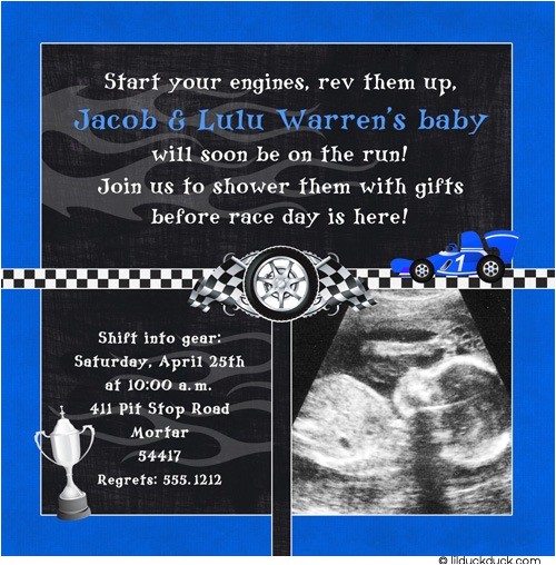 Baby Boy Race Car Shower Invitations Race Car Shower Invitation Baby Boy Horsepower Red