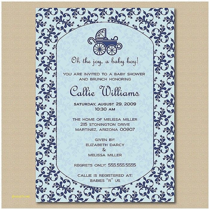 Baby Boy Shower Invite Poem Baby Shower Invitation Elegant Baby Shower Invitation