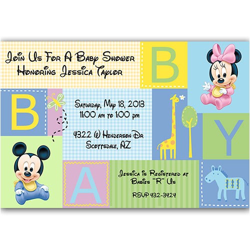 Baby Disney Baby Shower Invitations Items Similar to Disney Mickey and Minnie Mouse Baby Baby Disney Baby Shower Invitations Items Similar to Disney Mickey and Minnie Mouse Baby