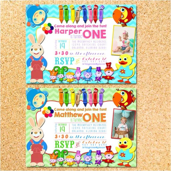 Baby First Tv Birthday Invitations Baby First Tv Inspired Birthday Party Photo by Owenandsally