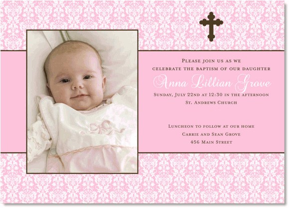 Baby Girl Baptism Invitation Free Templates Baptism Invitation Designs Template Christening Invitation