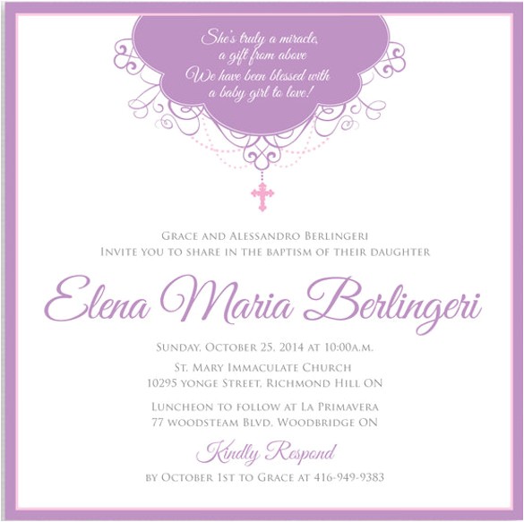 Baby Girl Baptism Invitation Free Templates Printable Baptism Invitations – Gangcraft