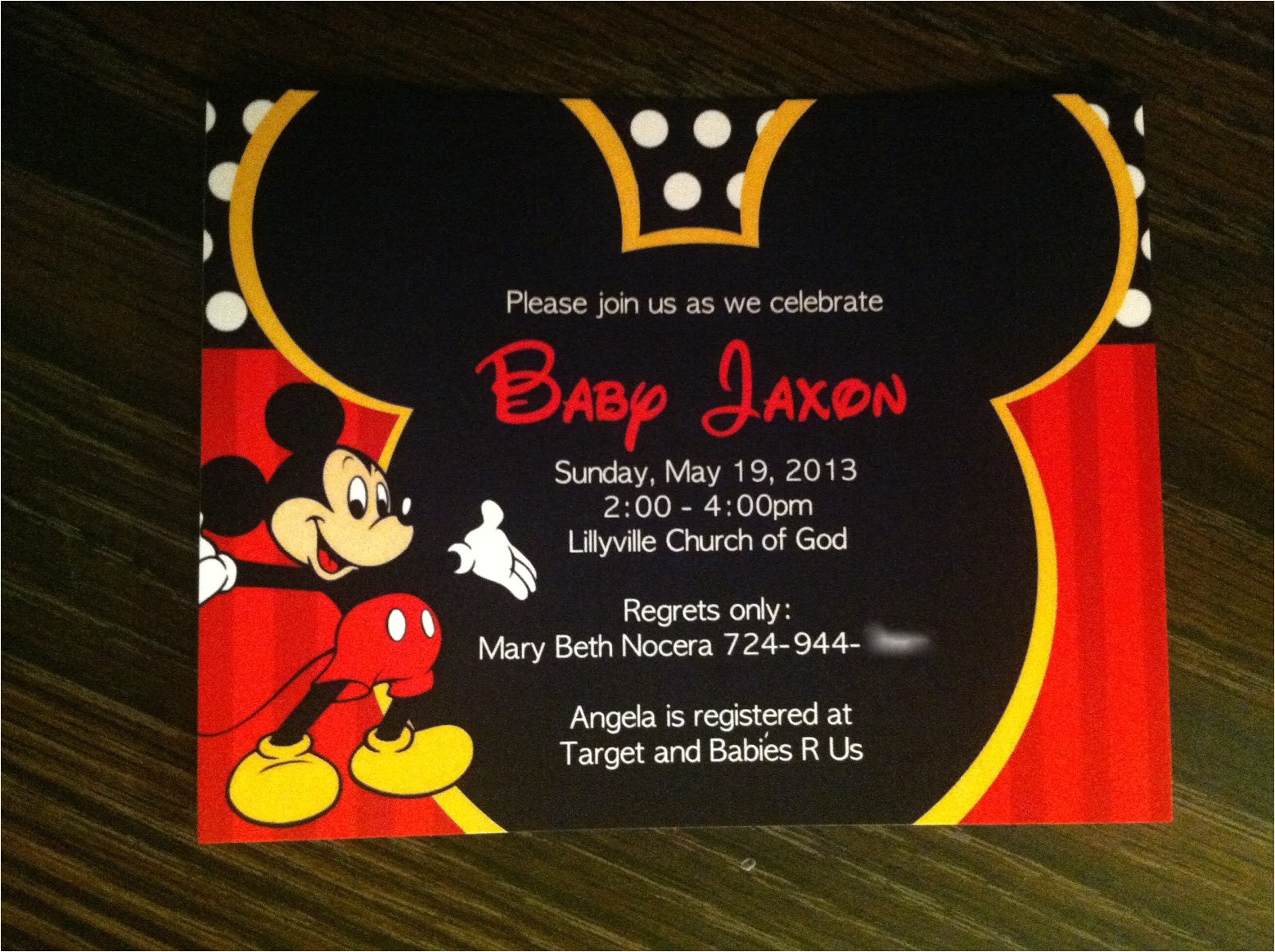 Baby Mickey Shower Invitations This Awesome Mickey Mouse Baby Shower Invitations Will
