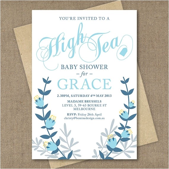 Baby Shower High Tea Invitation Wording 26 Best Baby Shower Invites Images On Pinterest