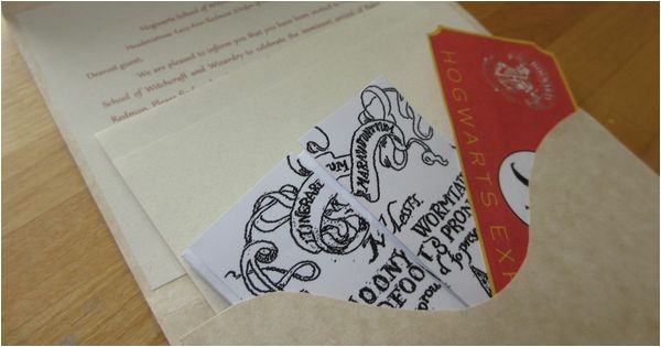 Baby Shower Invitation Acceptance Hogwarts Acceptance Letter Baby Shower Invitations [hand