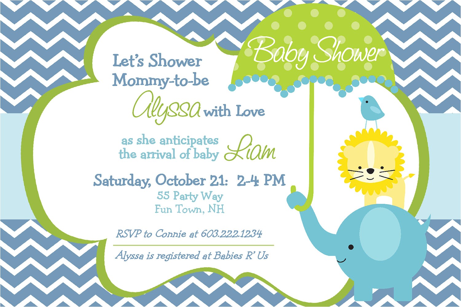 Baby Shower Invitation Details Baby Shower Invitations for Boy & Girls Baby Shower