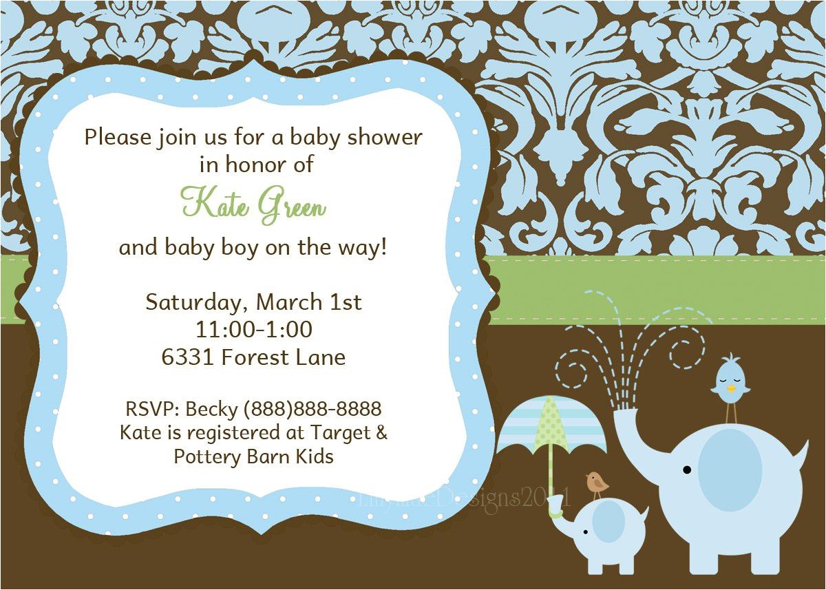 Baby Shower Invitation Pictures for A Boy Baby Shower Baby Boy Shower Invitations Card