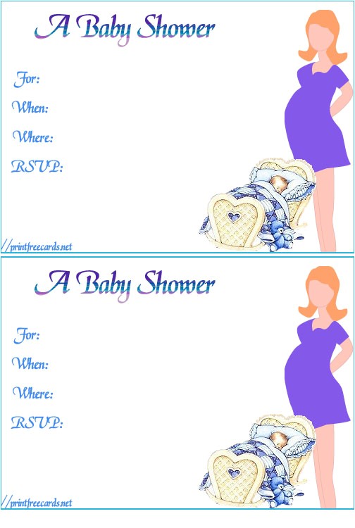 Baby Shower Invitation Postcards Free Baby Shower Cards Free Printable Baby Shower