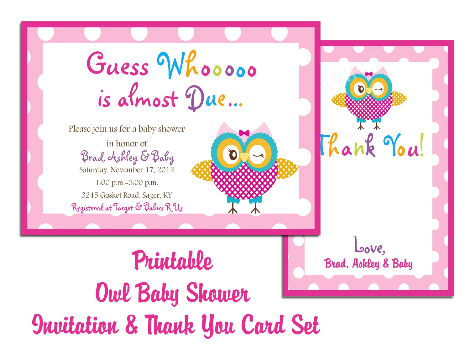 Baby Shower Invitation Templates Printable Thank You Card Printable Templates