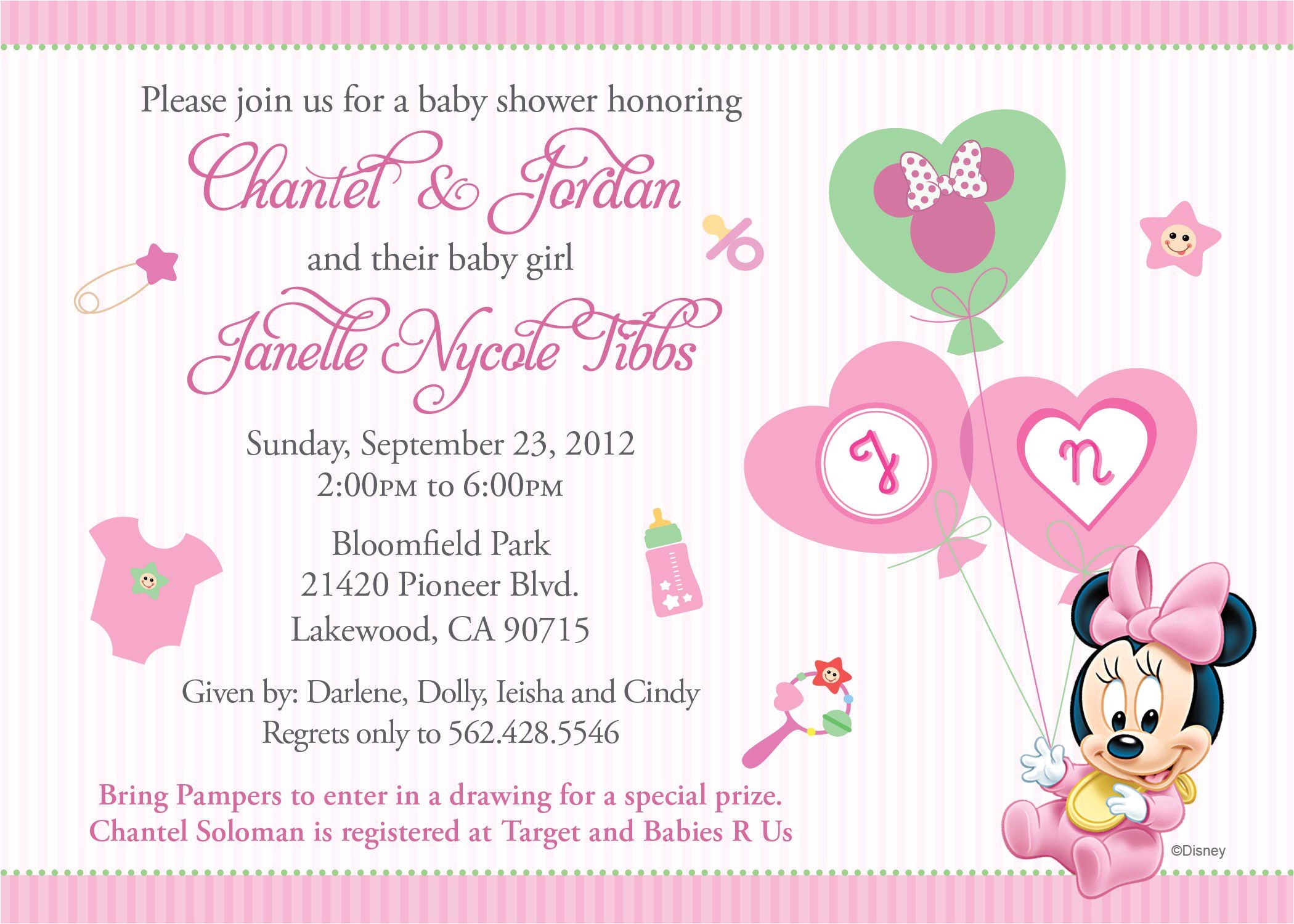 Baby Shower Invitation Text Template Baby Shower Invitation Free Baby Shower Invitation
