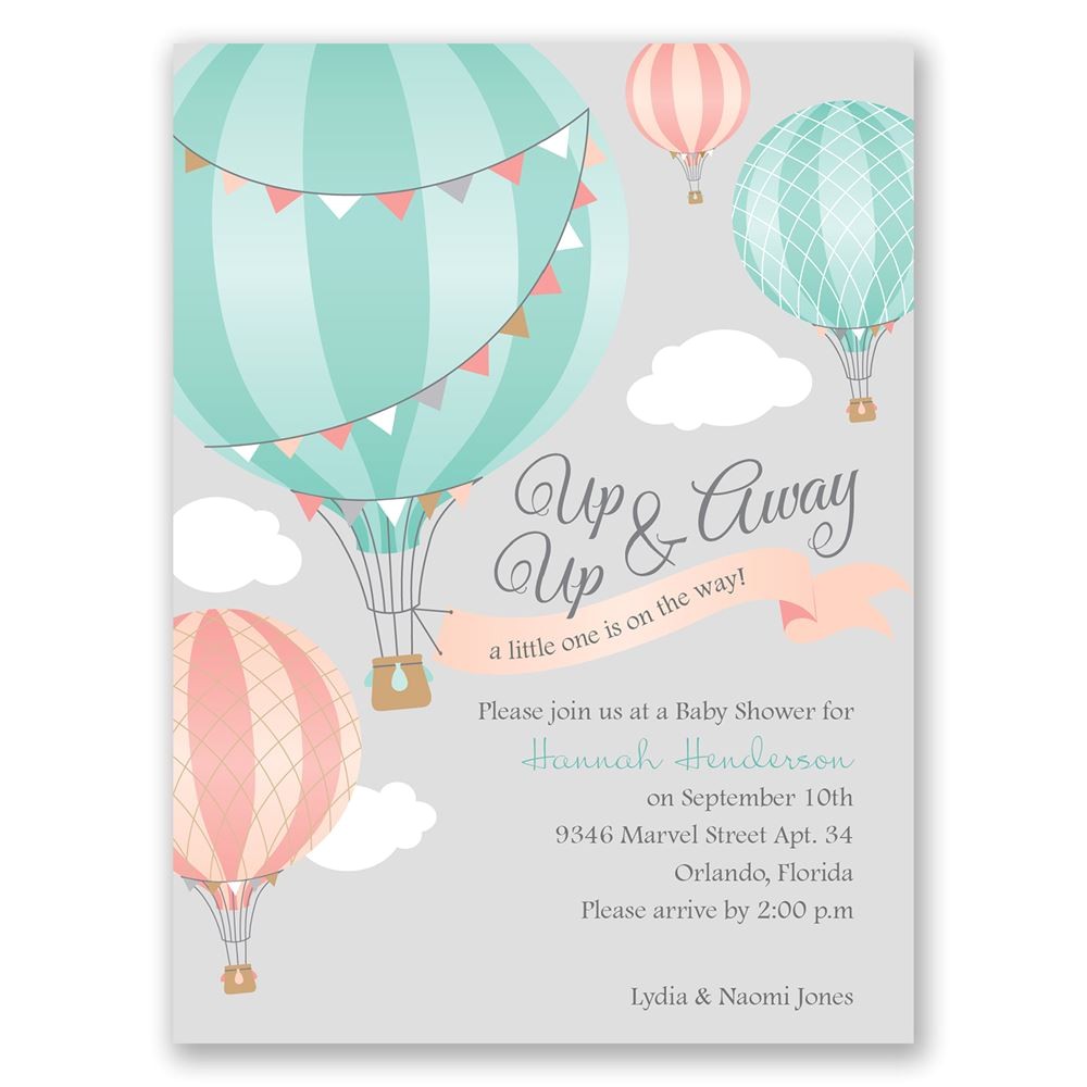 Baby Shower Invitation with Picture Baby Shower Invitation