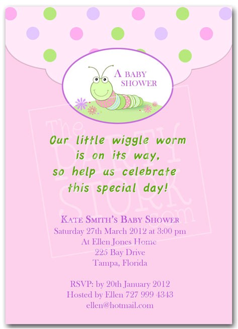 Baby Shower Invitation Wording for Girls Baby Shower Invite Wording for Girl