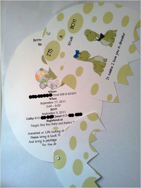 Baby Shower Invitations Dinosaur theme Inside Of Dinosaur Baby Shower Invitations