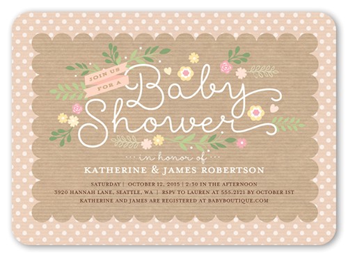 Baby Shower Invitations Shutterfly Lovely Scallop Girl 5×7 Custom Baby Shower Invitations Baby Shower Invitations Shutterfly Lovely Scallop Girl 5×7 Custom Baby Shower Invitations