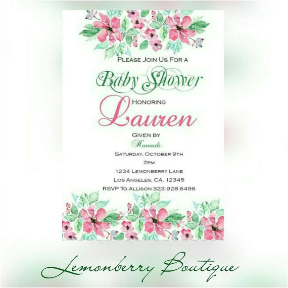 Baby Shower Invitations Walgreens Floral Pink and Green Baby Shower Invitations 4×6 Walgreens Baby Shower Invitations Walgreens Floral Pink and Green Baby Shower Invitations 4×6 Walgreens