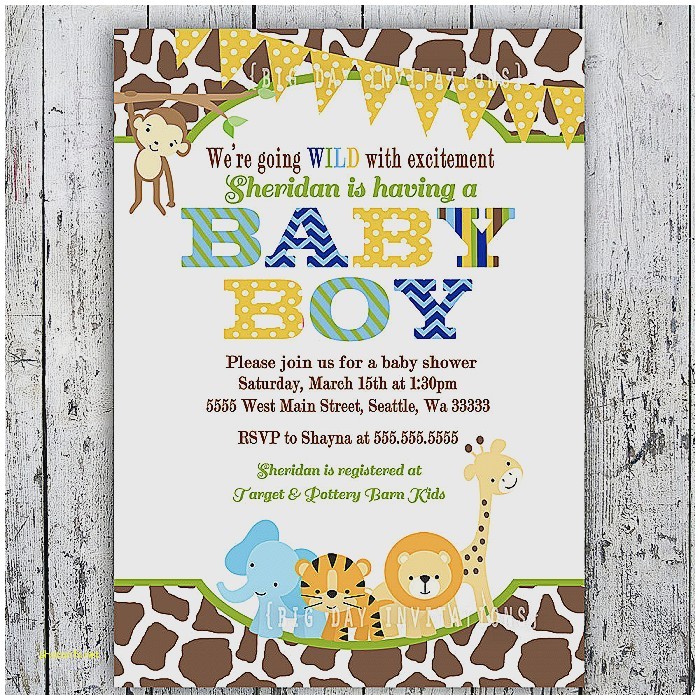 Baby Shower Invitations Zoo Animal theme Baby Shower Invitation Luxury Baby Shower Invitations Zoo