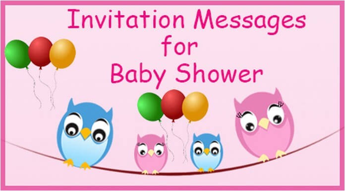 Baby Shower Invite Message Invitation Messages for Baby Shower Invitation Wordings Sample