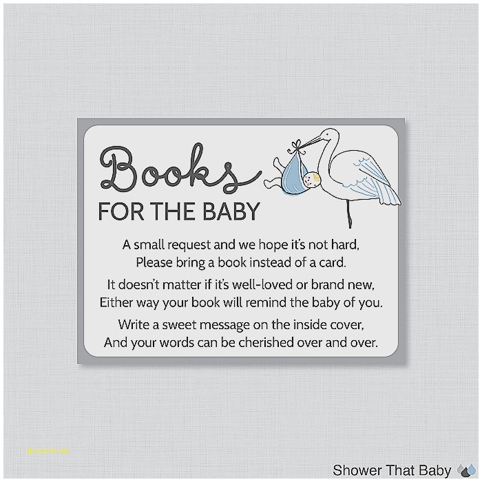 Baby Shower Invite Wording Bring A Book Baby Shower Invitation Fresh Baby Shower Books Instead