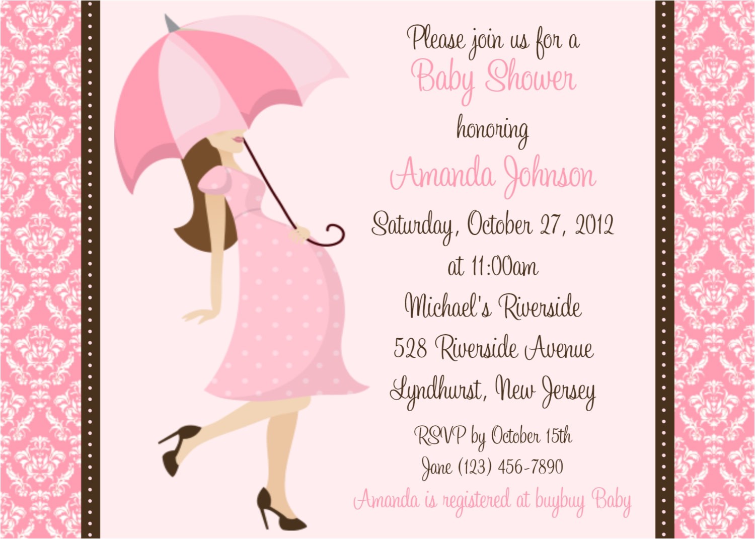 Baby Shower Invites for A Girl Baby Shower Invitation Wording Fashion & Lifestyle