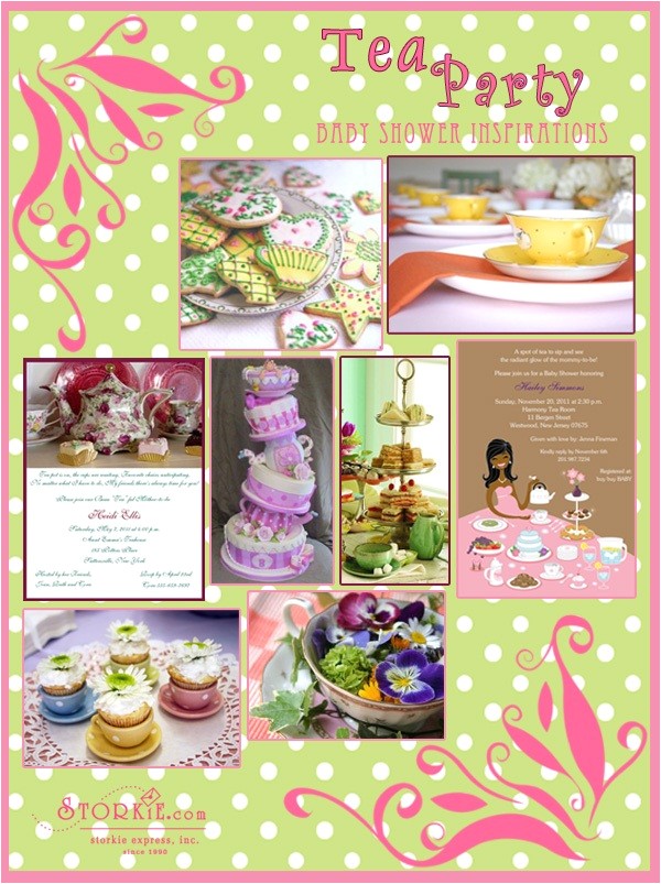 Baby Shower Invites Tea Party theme Tea Party Baby Shower Ideas Baby Shower Decoration Ideas
