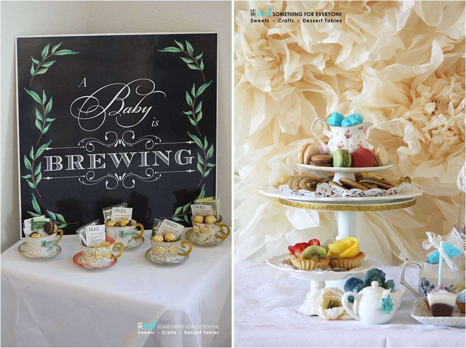 Baby Shower Invites Tea Party theme Tea Party Baby Shower Party Ideas 1 Of 17