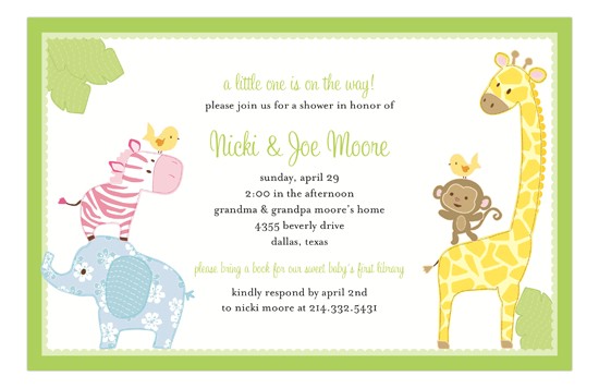 Baby Shower Invites Unisex Uni Baby Shower Invitations – Gangcraft