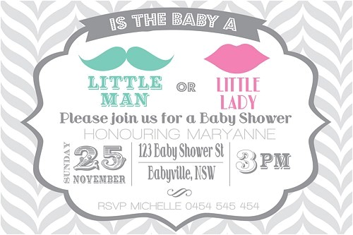 Baby Shower Invites Unisex Uni Baby Shower Invites