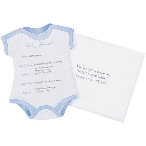 Baby Shower Invites Walmart Wilton Baby Shower Invitation Kit Boy 12 Ct 1008 937