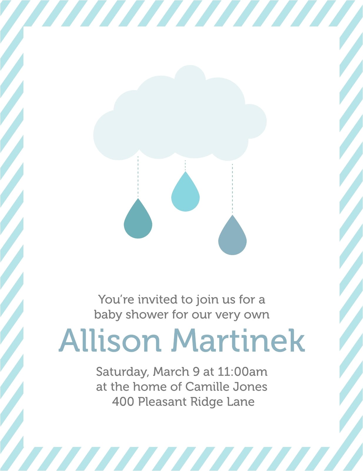 Baby Shower Invits Creatively Christy Baby Shower Invitation