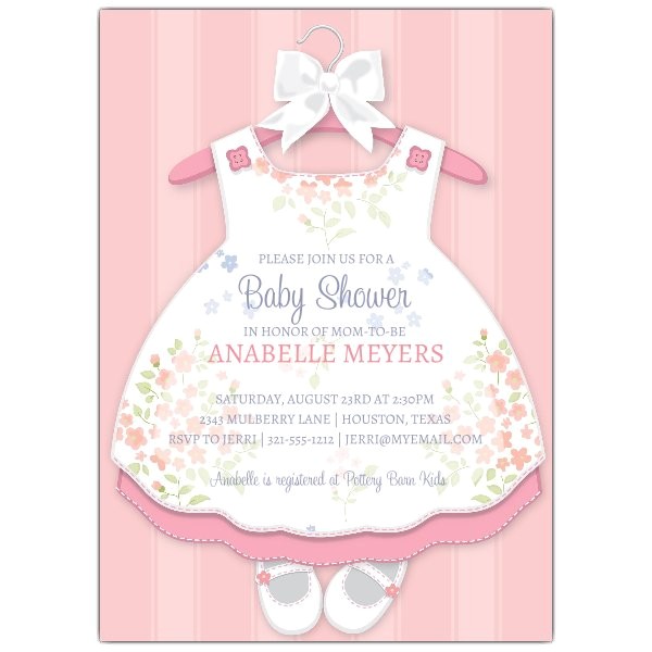 Baby Shower Its A Girl Invitations Free Baby Girl Dress Invitations Baby Shower Its A Girl Invitations Free Baby Girl Dress Invitations