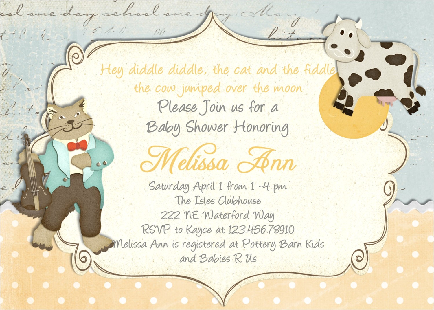 Baby Shower Rhyme Invite Baby Shower Invite Rhymes