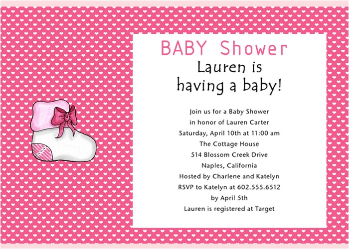 Baby Shower Verbiage Invites June 2012