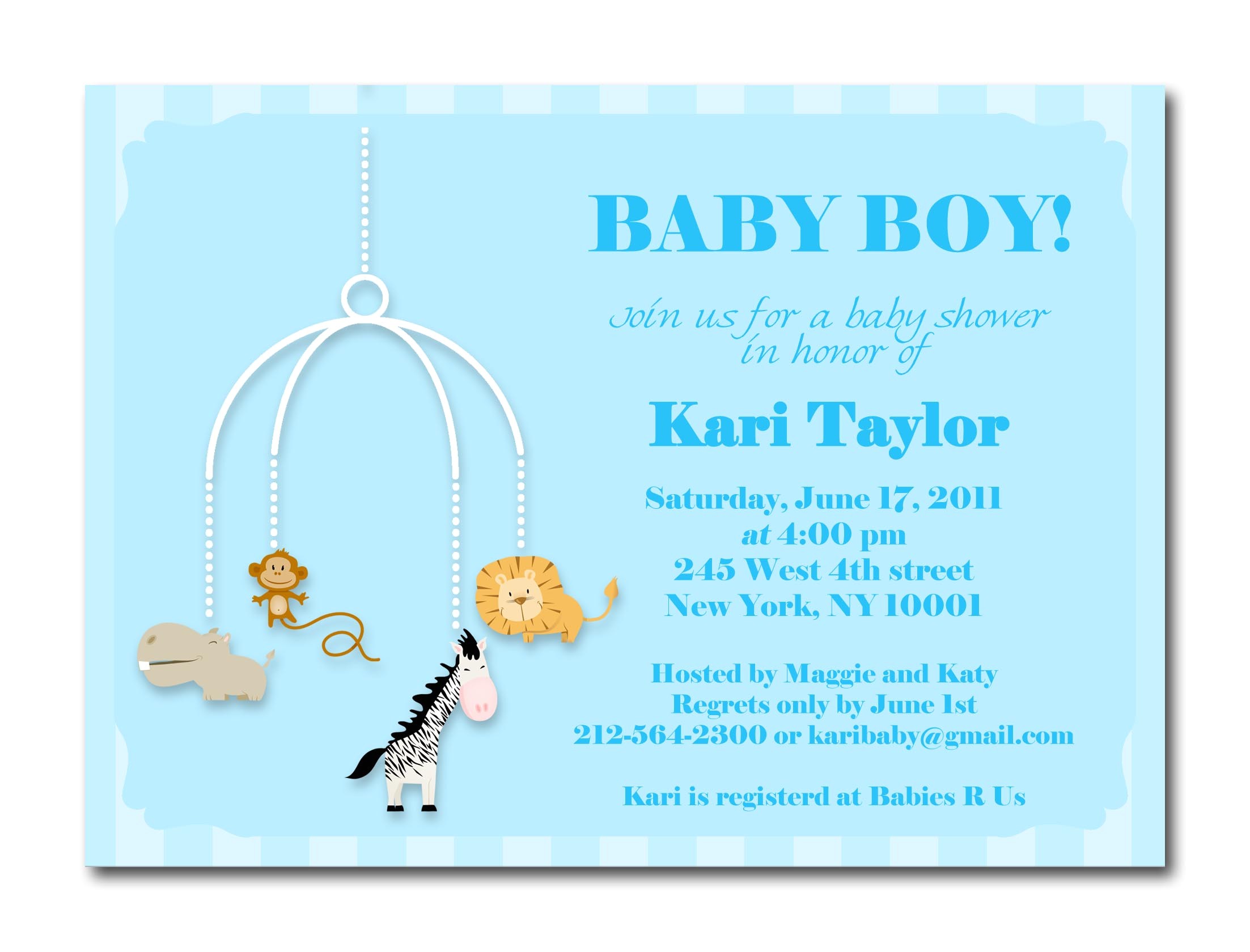 Baby Showers Invitation Cards Template Baby Shower Invitation Cards