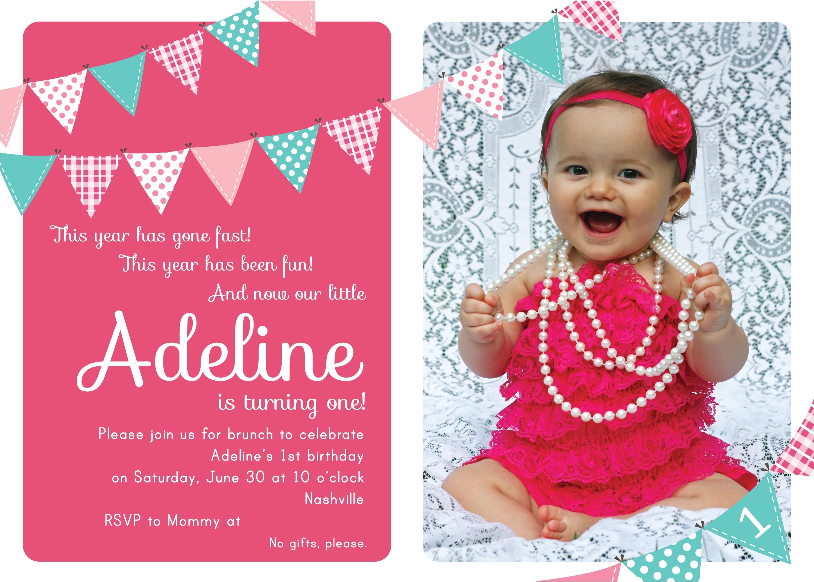 Baptism and Birthday Invitation Sample Baptism Invitation Sample Wording