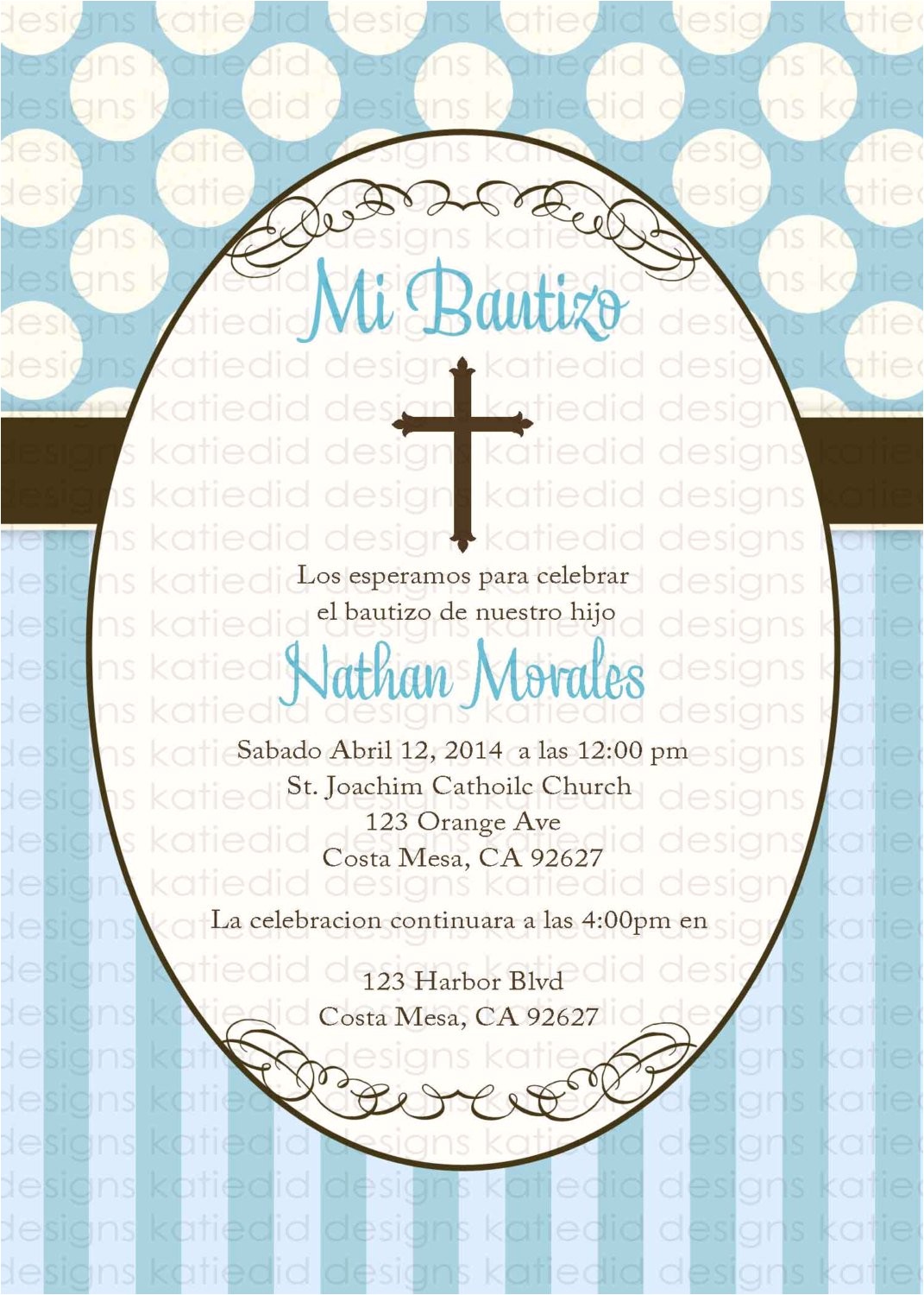 Baptism Invitation Wording In Spanish Baptism Invitation Baptism Invitations In Spanish New