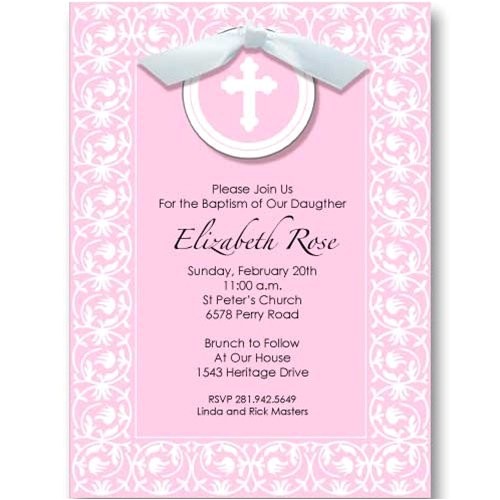 Baptism Invitation Wordings for Godparents Baptism Invitation Wording with Godparents