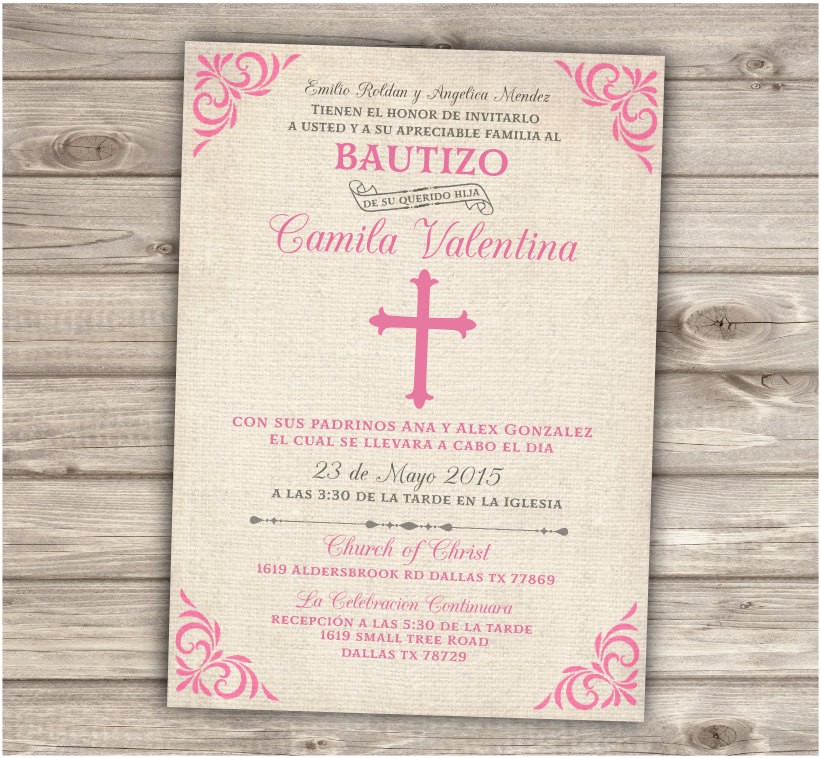 Baptism Invitations In Spanish Wording Chandeliers & Pendant Lights