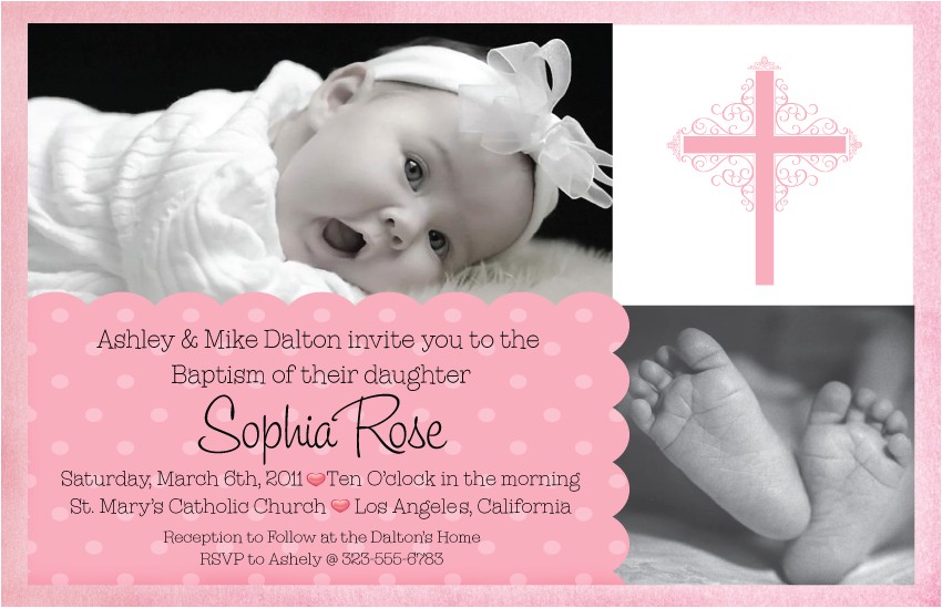 Baptism Invitations Templates Invitations for Baptism Template