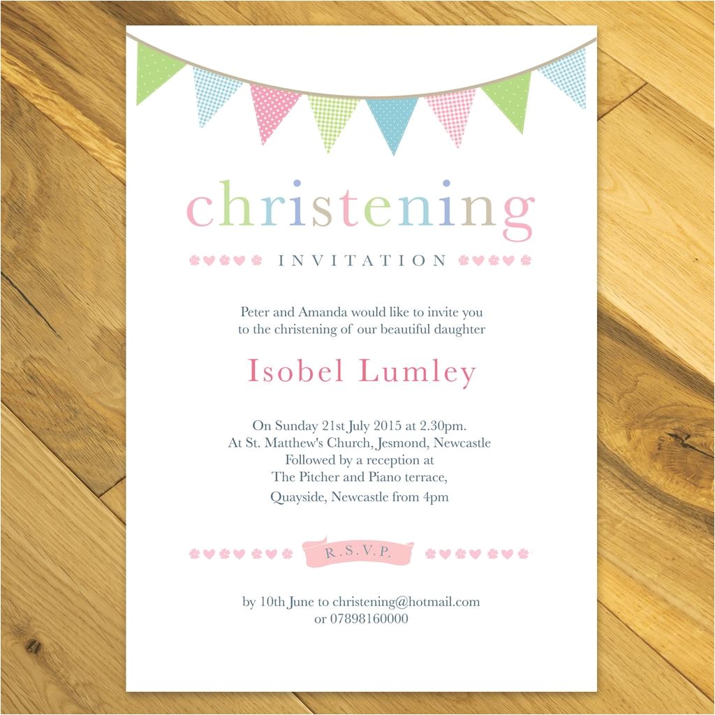Baptism Invitations Uk Personalised Boy Girl Christening Baptism Naming Day