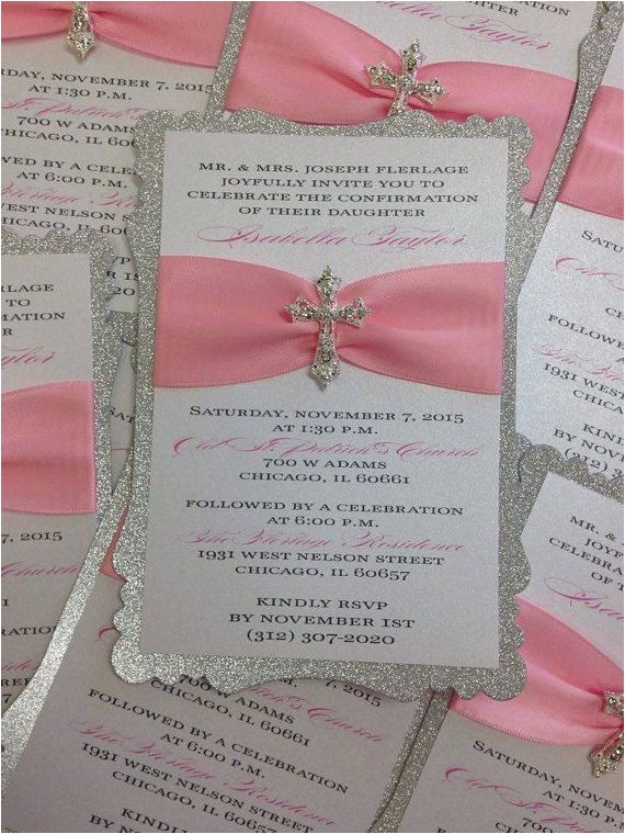 Baptism Invite Ideas Baptism Invitation Christening Invitation by Place events