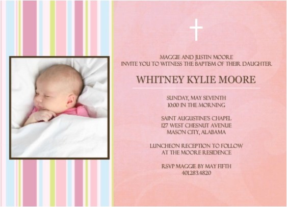 Baptism Invite Wording Ideas Catholic Baptism Invitation Wording Twins formal Lds