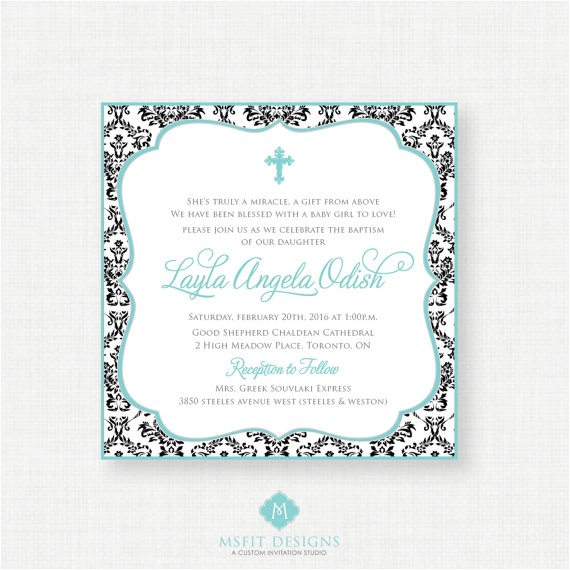 Baptism Invites Canada Printable Baptism Invitation Girls Baptism Invitation Baby