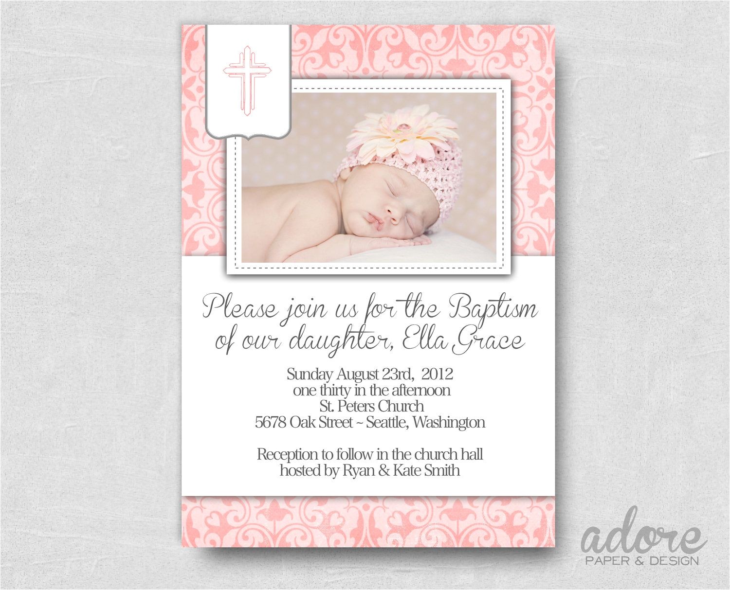 Baptism Printable Invitations Baptism Invitation Free Printable Baptism Invitations