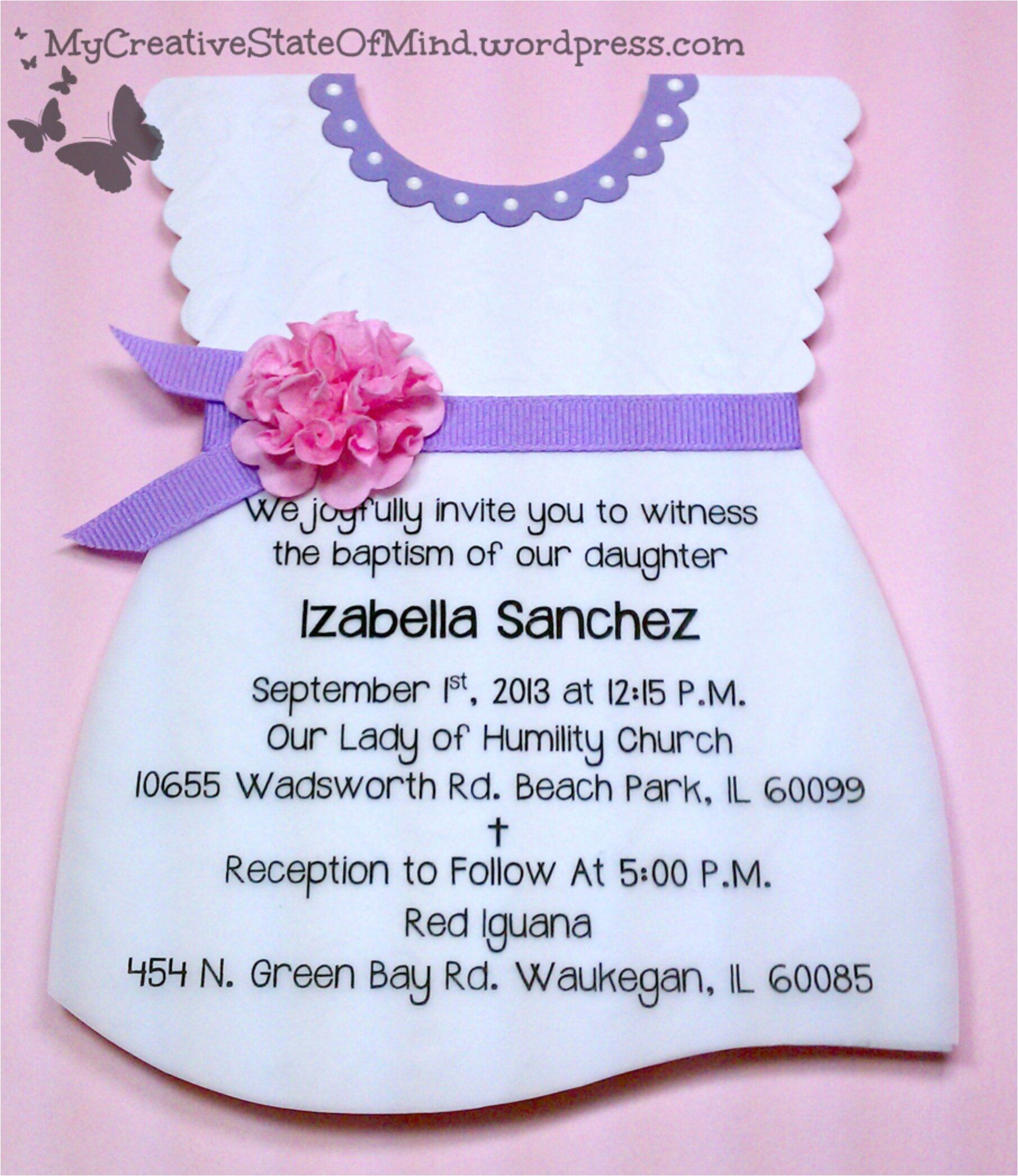 Baptismal Invitation Ideas Diy Baptism Invitations – Gangcraft