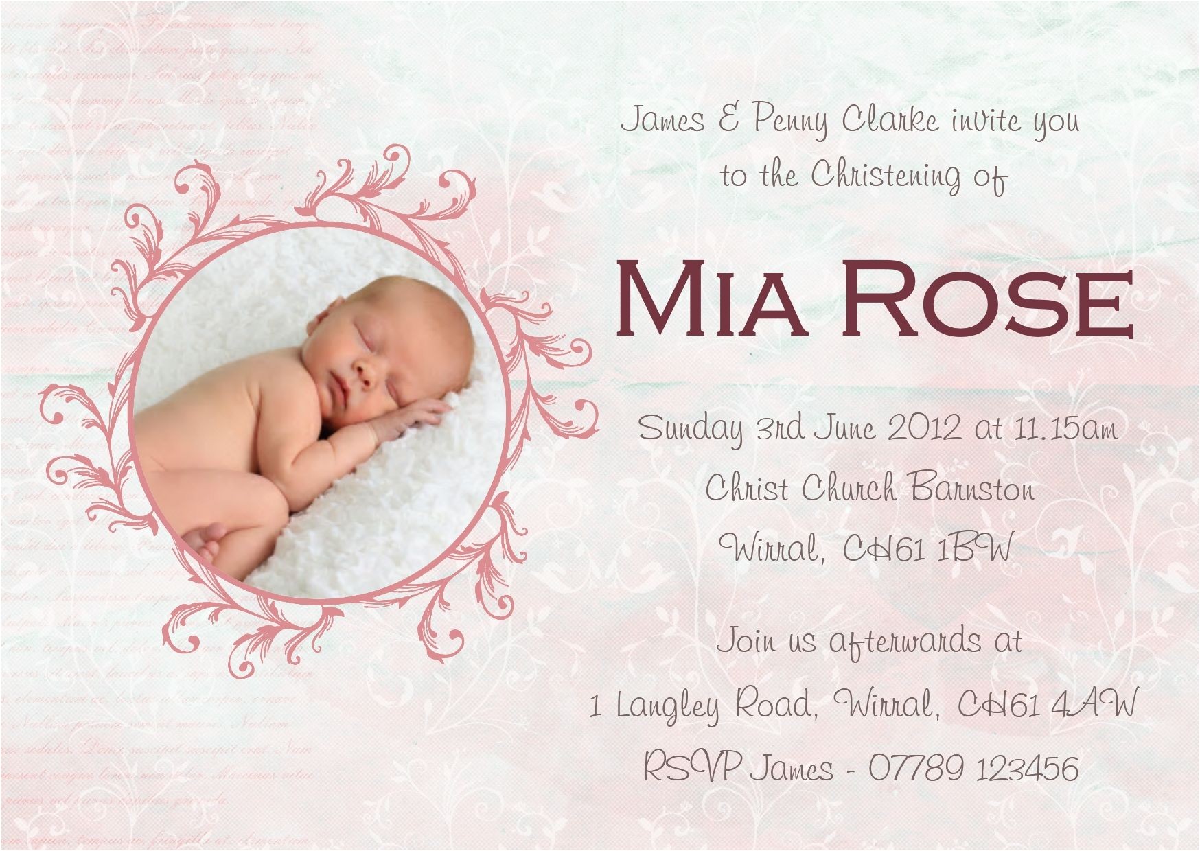 Baptismal Invitation Quotes Baby Girl Christening Invitations