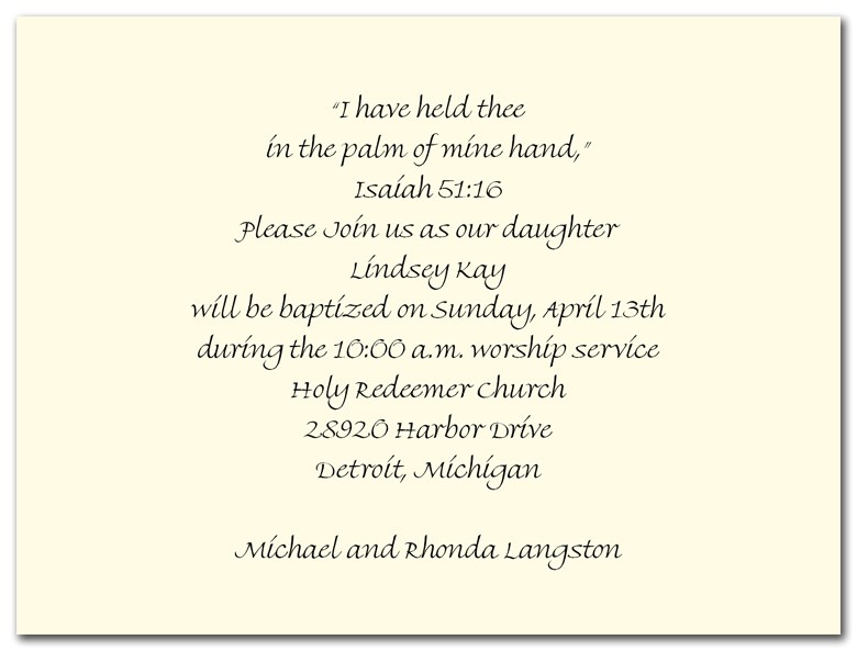 Baptismal Invitation Quotes Baptism Invitation Wording Quotes