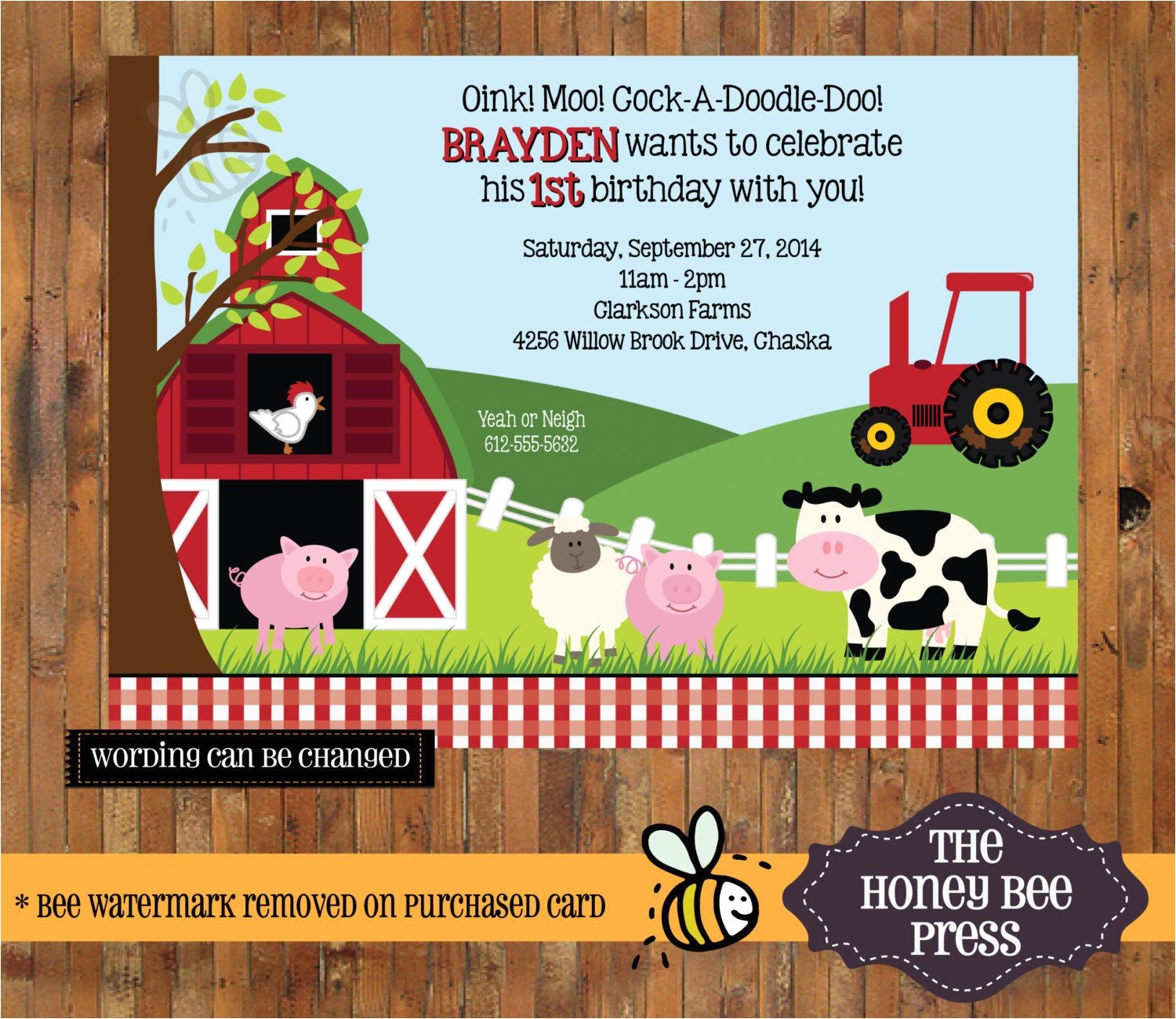 Barnyard Party Invitation Wording Farm Animal Birthday Invitation Barnyard Birthday Barnyard Party Invitation Wording Farm Animal Birthday Invitation Barnyard Birthday